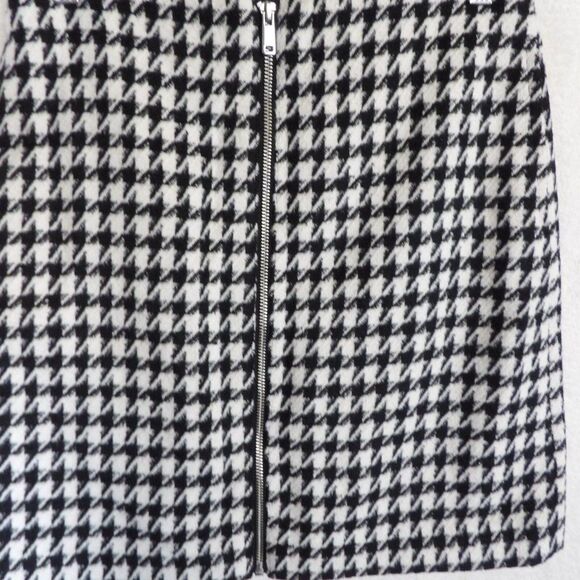 Vero Moda Houndstooth Pencil Mini Skirt Womens Size Small Plaid NEW Clueless - Picture 5 of 11